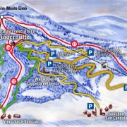 Monte Elmo ski map